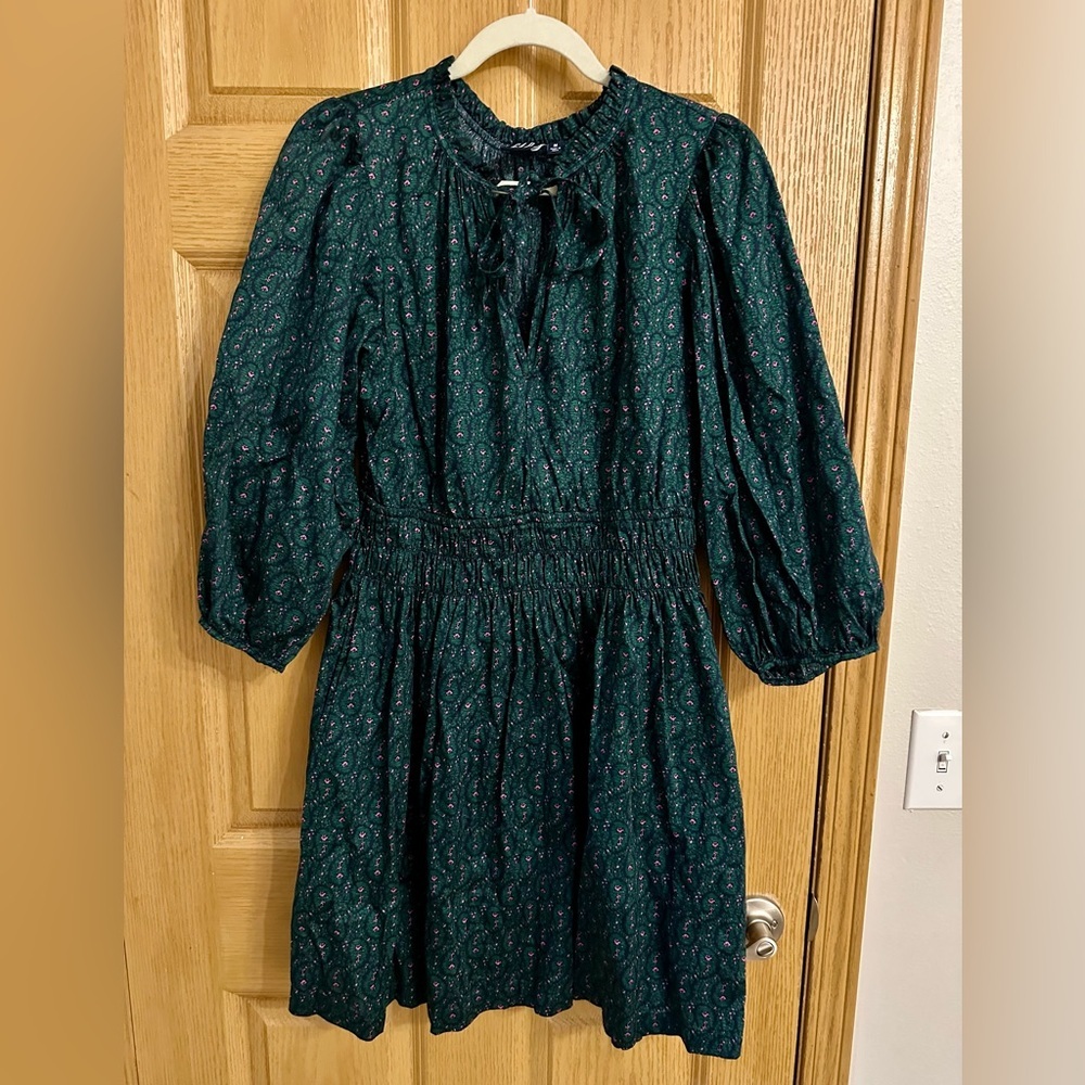 GAP Dark Green Long Sleeve Women’s Dress - Size M